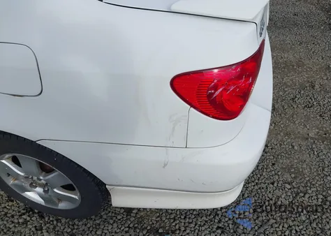 2005 Toyota Corolla S z USA, uszkodzony, nr VIN 1NXBR30E75Z549735